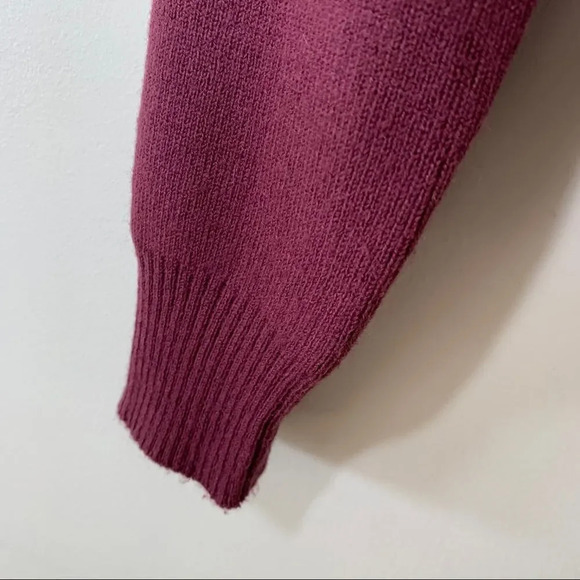 Vintage Lilly of California‎ Purple Sweater Orchids Size Small Pinup Girl Cali S - Picture 7 of 11